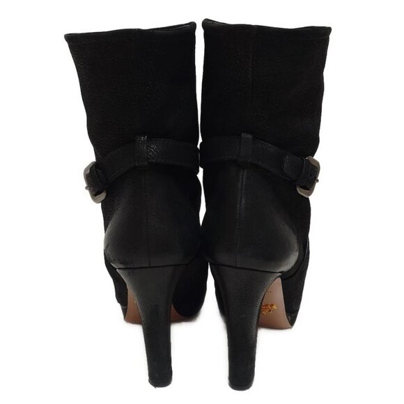 PRADA - Black Nubuck Women's Boots 176-070825 - Picture 3 of 6